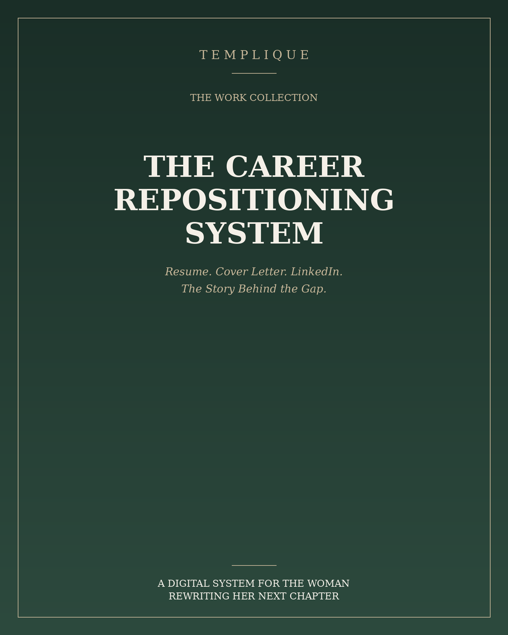 The Career Repositioning System