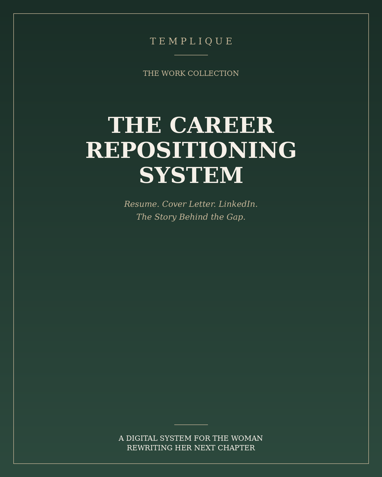 The Career Repositioning System